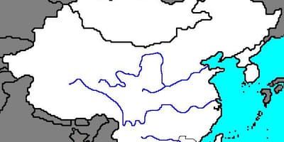 ফাঁকা মানচিত্র প্রাচীন চীন