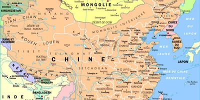 Chine মানচিত্র