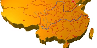 চীন 3d মানচিত্র
